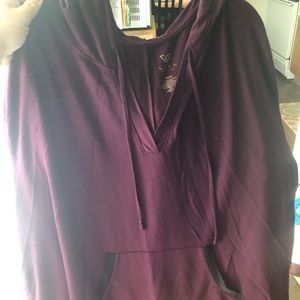 Long sleeve flowy hoodie